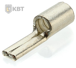 Наконечник штифтовой медный луженый КВТ НШП 70-25 фото Наконечник штифтовой медный луженый КВТ НШП 70-25 картинка